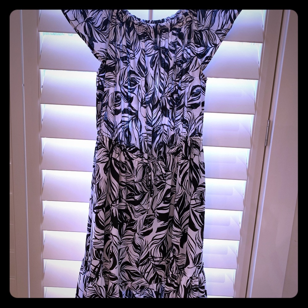 Off shoulder midi dress